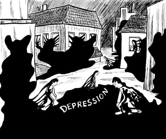 Depression - Bild der Depression