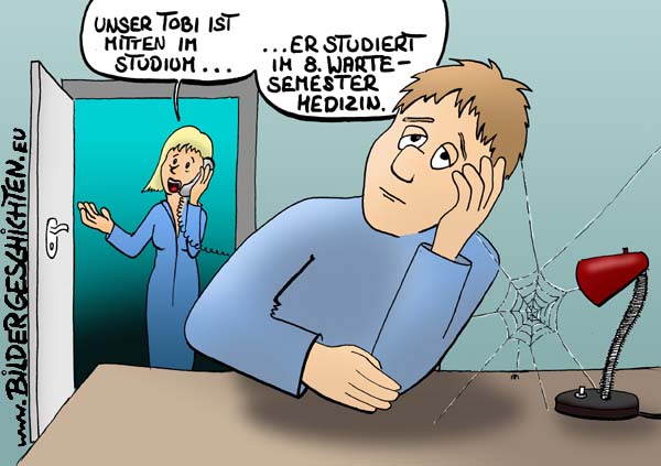 Studenten Cartoon